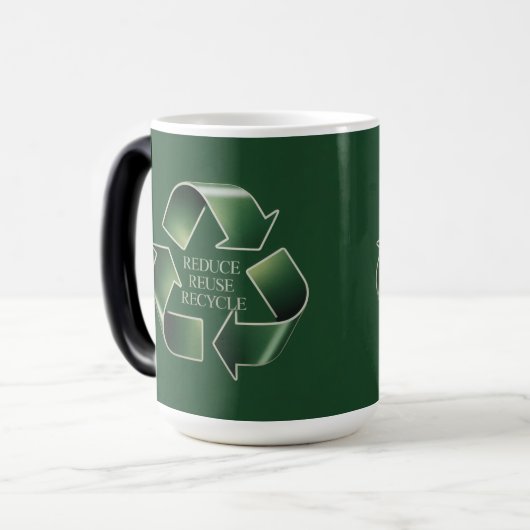Reduce Reuse Recycle Morphing Mug (Devant gauche)