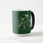 Reduce Reuse Recycle Morphing Mug (Devant droit)