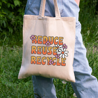 Reduce, Reuse, Recycle | Positive Social massage Tote Bag