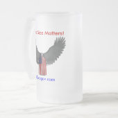 Reducegov.com Coffee-Mok waar grootte van belang i Matglas Bierpul (Voorkant links)