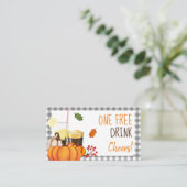 Réduction Carte de boisson gratuite pour Friendsgiving Potlu (Debout devant)