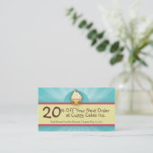 Réduction Carte de bon de CuppyCake (Debout devant)