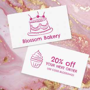 Réduction Carte de fidélité Boulangerie Pâtisserie Gâteau