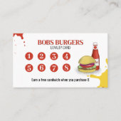 Réduction Carte de fidélité du restaurant Simple Custom (Devant)