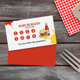 Réduction Carte de fidélité du restaurant Simple Custom
