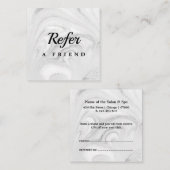 Réduction Carte de parrainage de salon & spa professionnelle (Devant / Derrière)