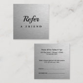 Réduction Carte de parrainage de salon & spa professionnelle (Devant / Derrière)