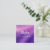 Réduction Carte de parrainage de salon & spa professionnelle (Debout devant)