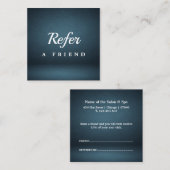 Réduction Carte de parrainage de salon & spa professionnelle (Devant / Derrière)