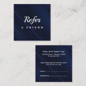 Réduction Carte de parrainage de salon & spa professionnelle (Devant / Derrière)