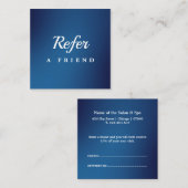 Réduction Carte de parrainage de salon & spa professionnelle (Devant / Derrière)