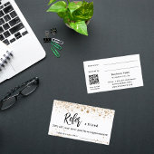 Réduction Carte de référence professionnelle de code qr de p