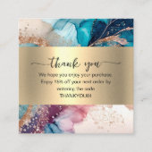 Réduction Carte de remerciement à insérer pour commande avec (Devant)