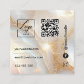 Réduction Carte de remerciement de commande d'insertion en p (Dos)