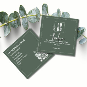 Réduction Carte de remerciement pour commande de cosmétiques