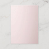 Réduction Carte de remise Parties scintillant Rosegold (Dos)