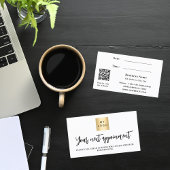 Réduction Carte de rendez-vous du logo commercial du code QR