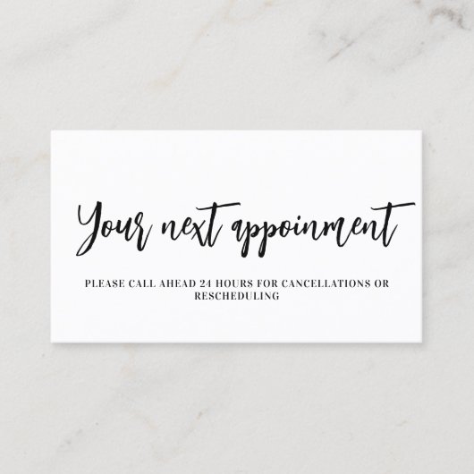 Réduction Carte de rendez-vous professionnelle de code QR bl (Devant)