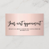 Réduction Carte de rendez-vous professionnelle de code QR or (Devant)