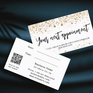 Réduction Carte de rendez-vous professionnelle QR parties sc
