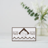 Réduction carte de timbre diamant cupcake (Debout devant)