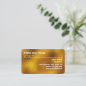 Réduction Carte de visite à huile métallique texturé (Debout devant)