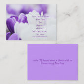 Réduction Carte de visite élégant de bon (Devant / Derrière)