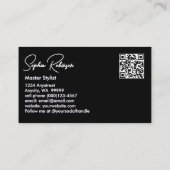 Réduction Carte de visite holographique multicolore (Dos)