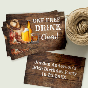 Réduction Carte ou billet de la fête du pays de boisson grat