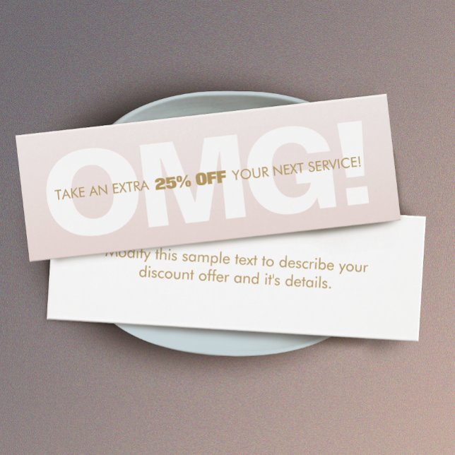 Réduction client rose Loyalty Coupon Spa de salon (Créateur téléchargé)
