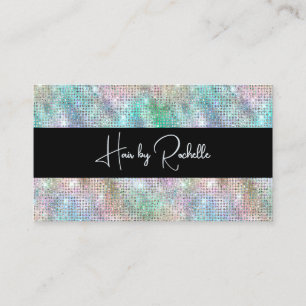 Réduction Parties scintillant holographique et Carte de visi