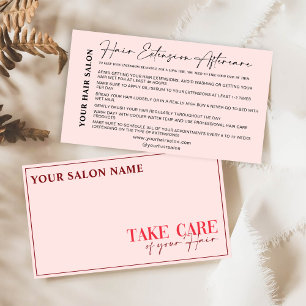 Réduction Rose moderne Prenez soin de votre carte de cheveux