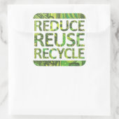 Réduire la réutilisation Stickers Devenez écolo de (Sac)