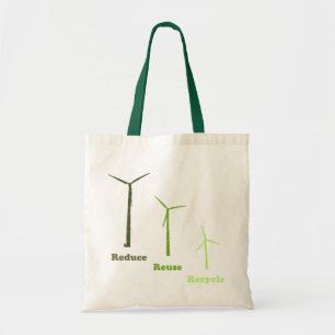 Réduire Réutiliser Recycler Énergie Éolienne Sac R