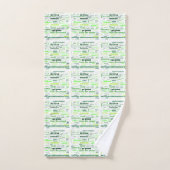 Réduire, réutiliser, recycler le cloud Word (Serviette à main)