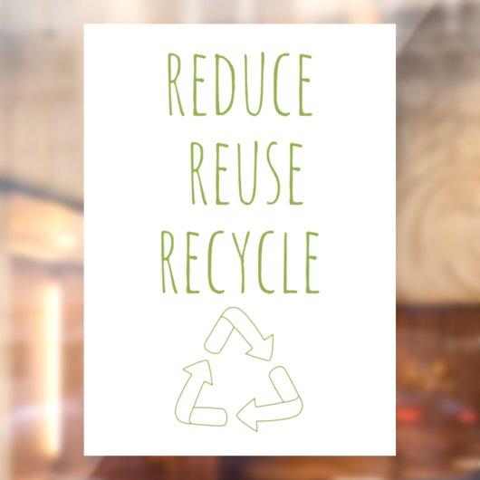 Réduire Réutiliser Recycler Terre | Panneau de mag (Feuille 2)