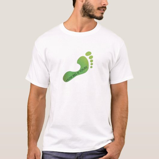 Réduisez votre T-shirt d'empreinte de pas de (Devant)