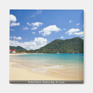 Reduit Beach, Rodney Bay, St. Lucia Magneet