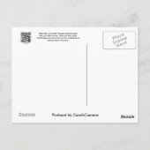 Reduviid Bug op Briefkaart van Milkweed (Achterkant)