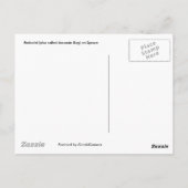 Reduviid sur carte postale de l'épinette (Dos)