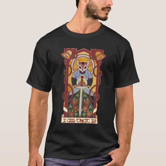 Redwall Tapestry Martin The Warrior I IS DAT T-shirt (Voorkant)