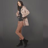 Redwood Antiek Brass Houndstooth Patterned Pset Leggings