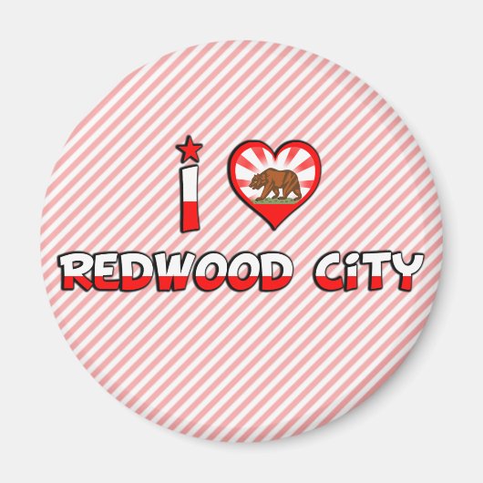 Redwood City, Californië Magneet (Voorkant)