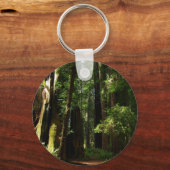 Redwood en Ferns in Redwood National Park Sleutelhanger (Achterkant)