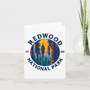 Redwood National en State Parks kunnen Californië Kaart
