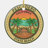 Redwood National Park California  Keramisch Ornament (Achterkant)