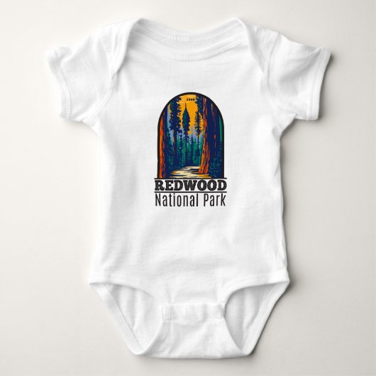 Redwood National Park California Romper (Voorkant)