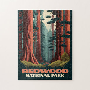 Redwood National Park California Trees Legpuzzel
