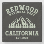 Redwood National Park Californië Stenen Onderzetter (Voorkant)