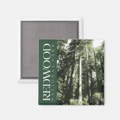 Redwood National Park Magnet Magneet (Voorkant / Achterkant)